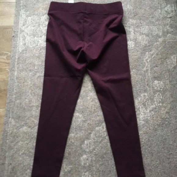 THE LOFT Women's High Waist Mauve Purple Leggings Pants size L-NWT - Picture 3 of 3